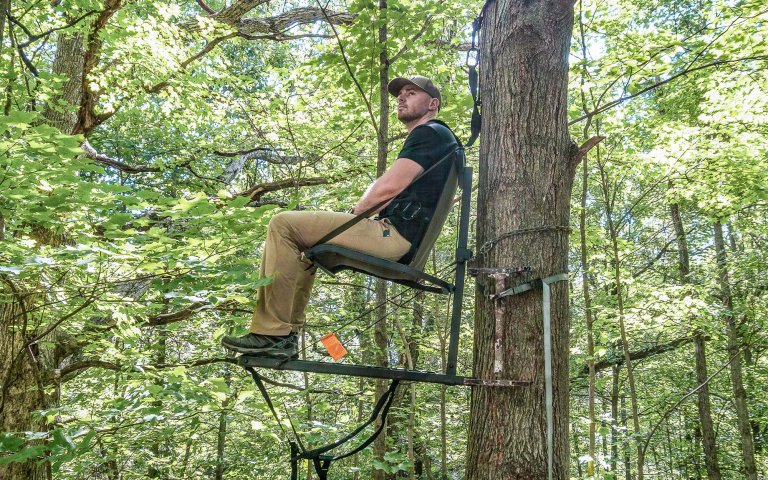  The M100U Ultralite is a comfortable treestand.